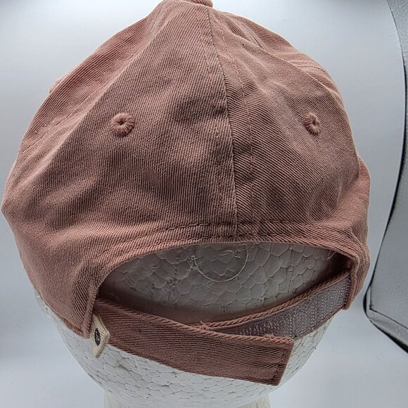 Roxy Next Level Womens Pink Palm Tree Baseball Cap Casual Embroidered Hat - Picture 3 of 9